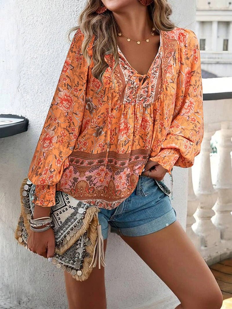 Mia | Breezy Floral Blouse