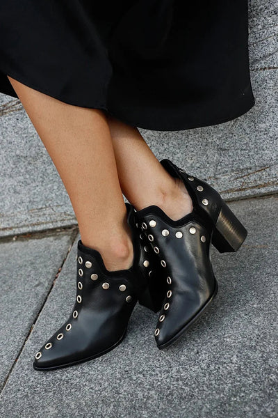 Lydia | Studded Ankle Boots