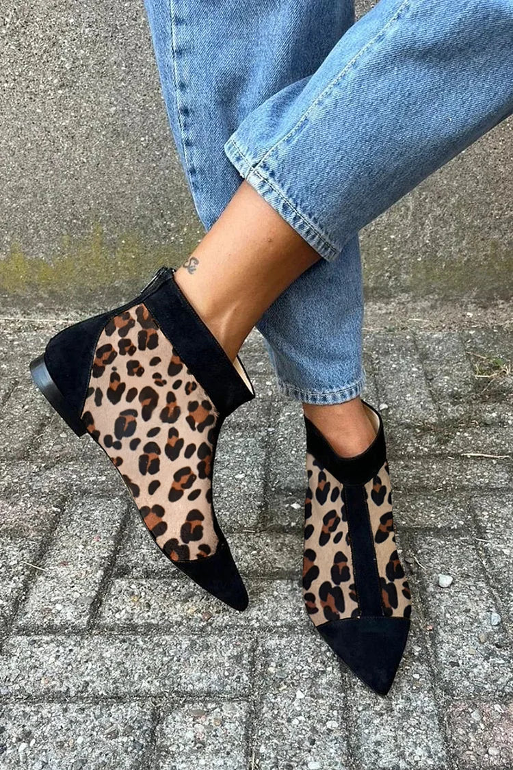 Megan | Elegant Leopard Boot