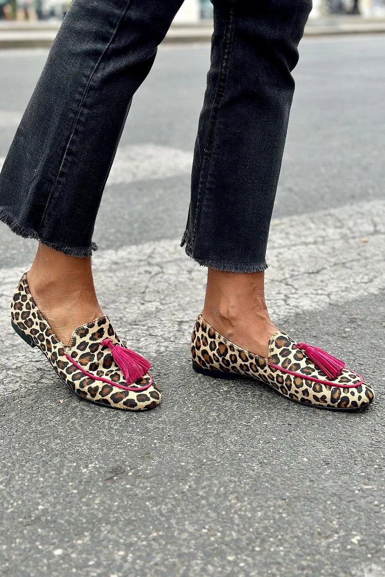 Megan | Orthopedic Animal Print Loafers
