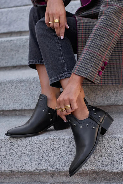 Katherine | Stylish Star Ankle Boots