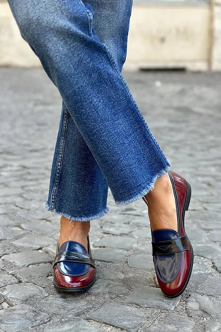 Hannah | Orthopedic Tricolor Loafers