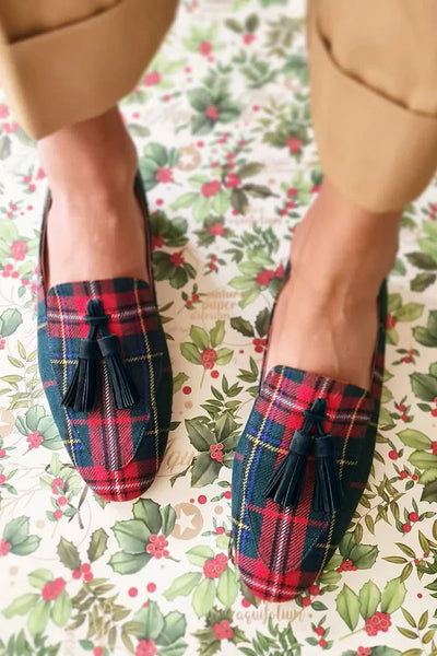 Megan | Orthopedic Tartan Loafers