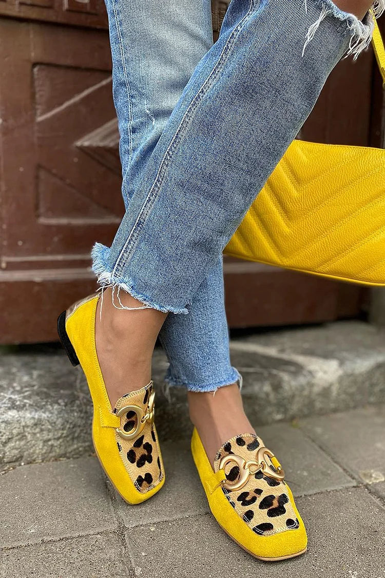 Megan | Orthopedic Yellow Loafers