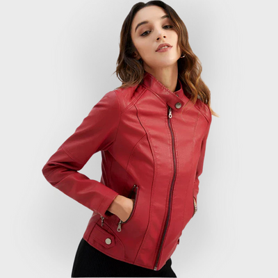 Sabrina | Elegant Leather Jacket