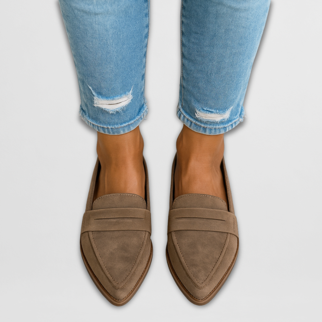 Hannah | Orthopedic Suede Loafers