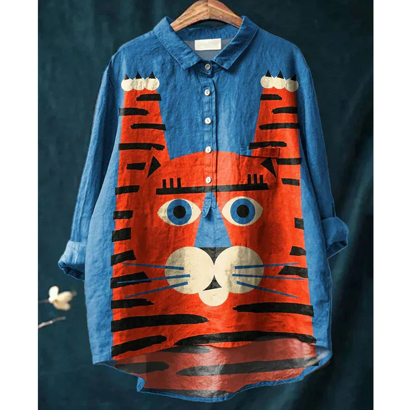 Lydia | Artistic Cat Shirt