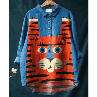 Lydia | Artistic Cat Shirt