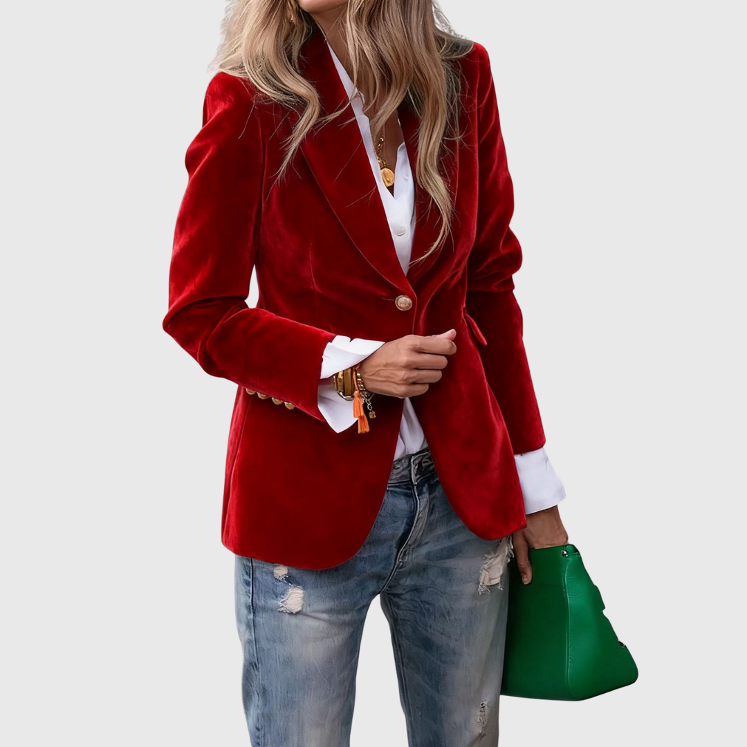 Mia | Elegant One-Button Blazer