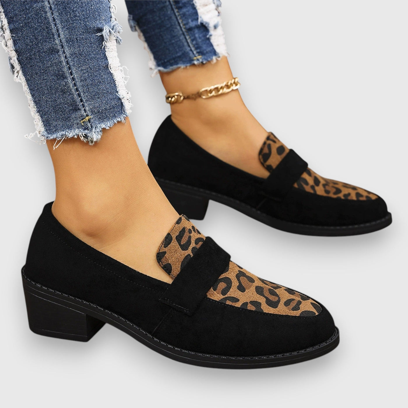 Rachel | Orthopedic Leopard Shoes
