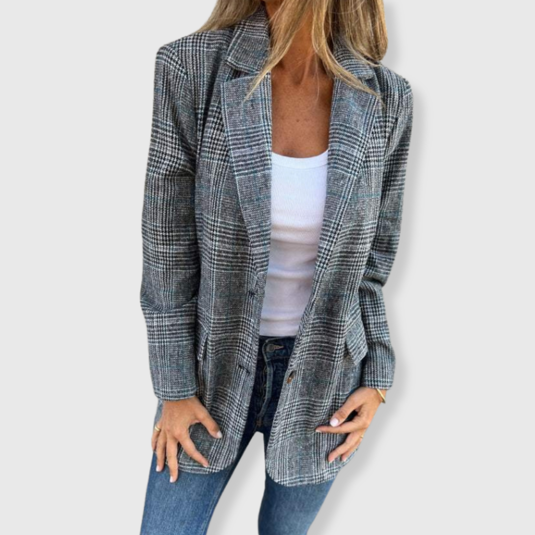 Leah | Chic Check Blazer