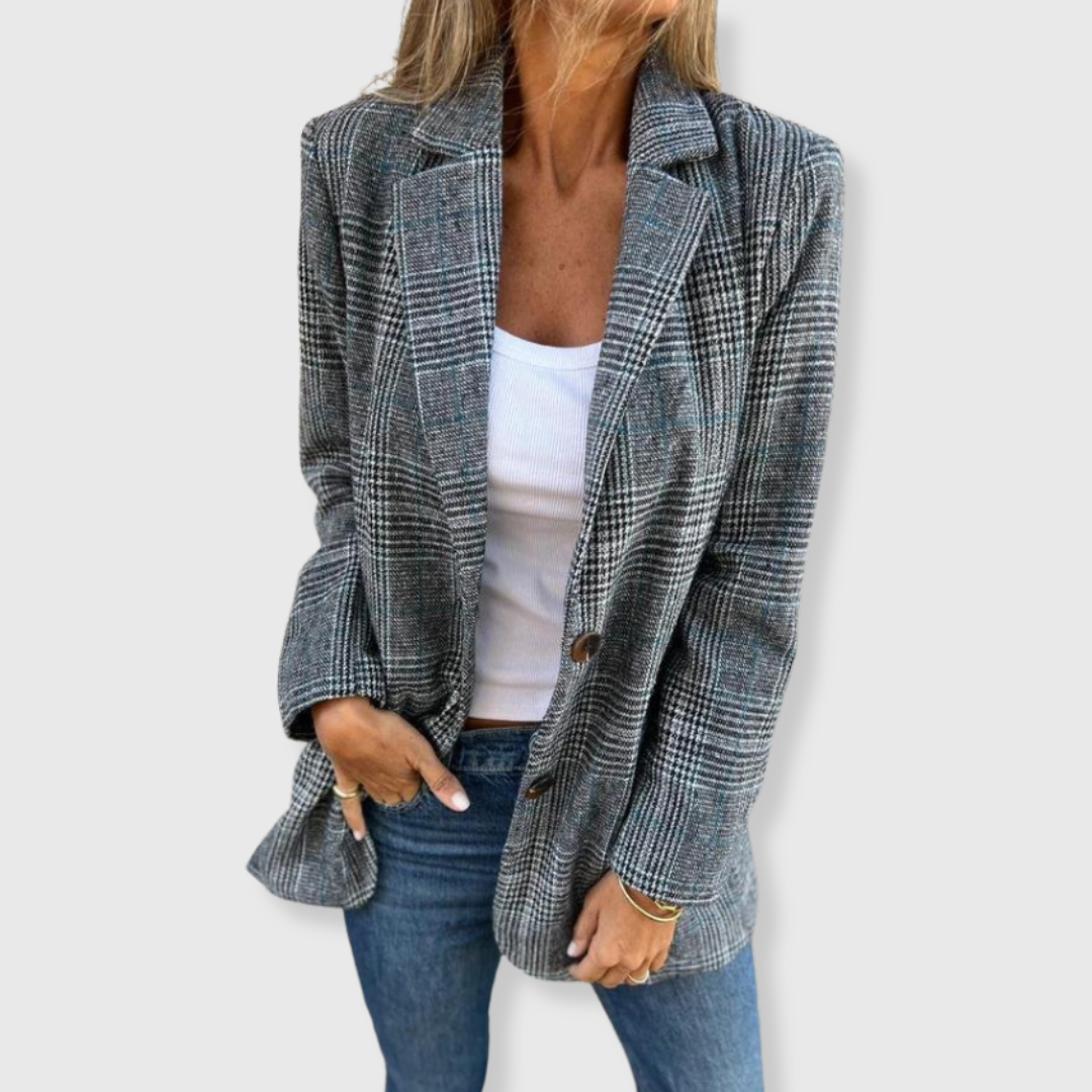 Leah | Chic Check Blazer