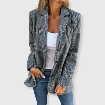 Leah | Chic Check Blazer