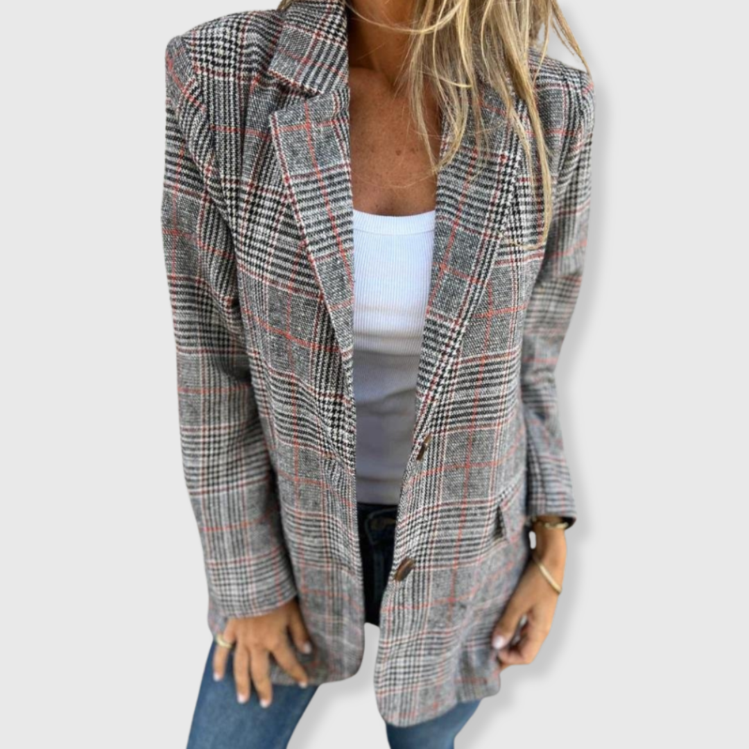 Leah | Chic Check Blazer