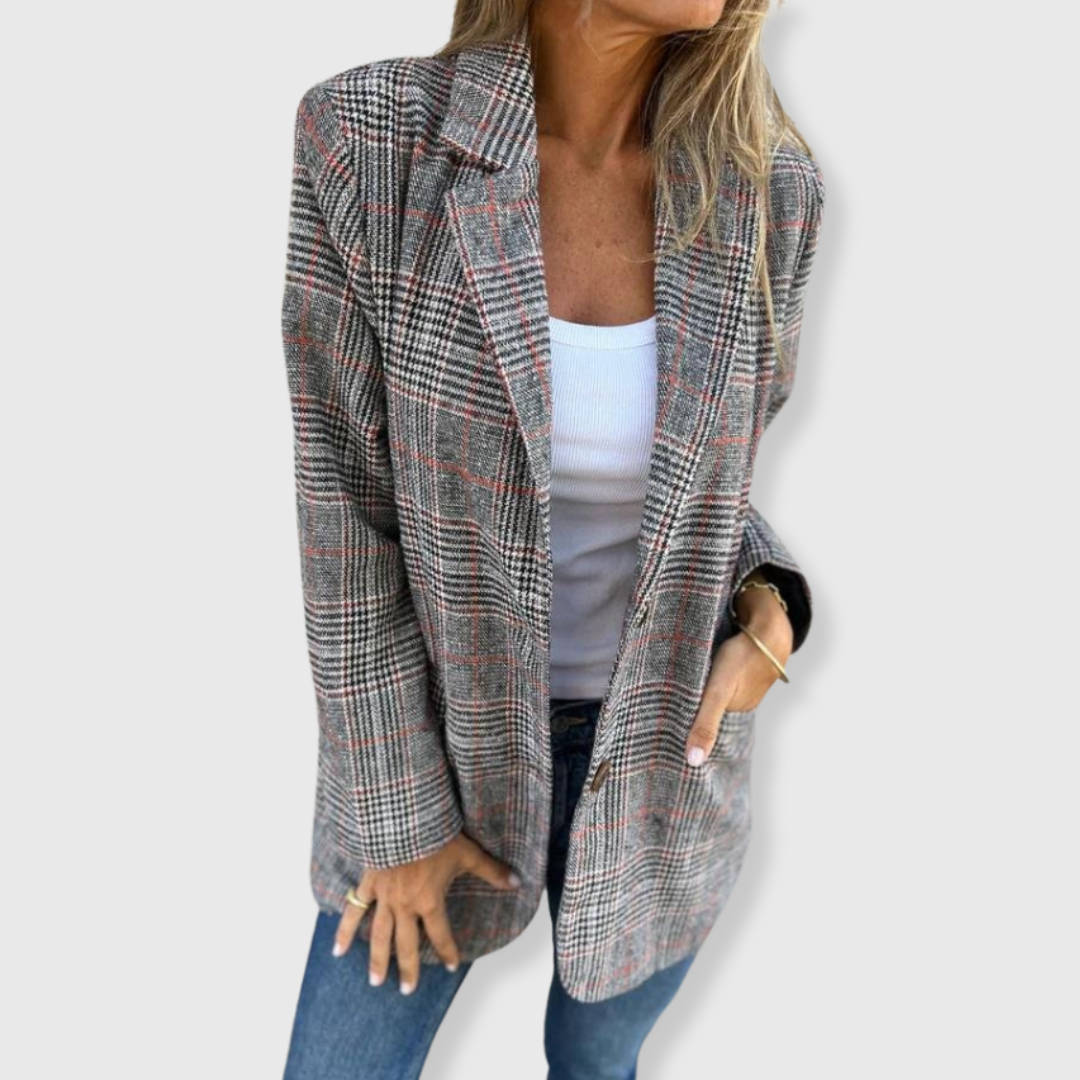 Leah | Chic Check Blazer
