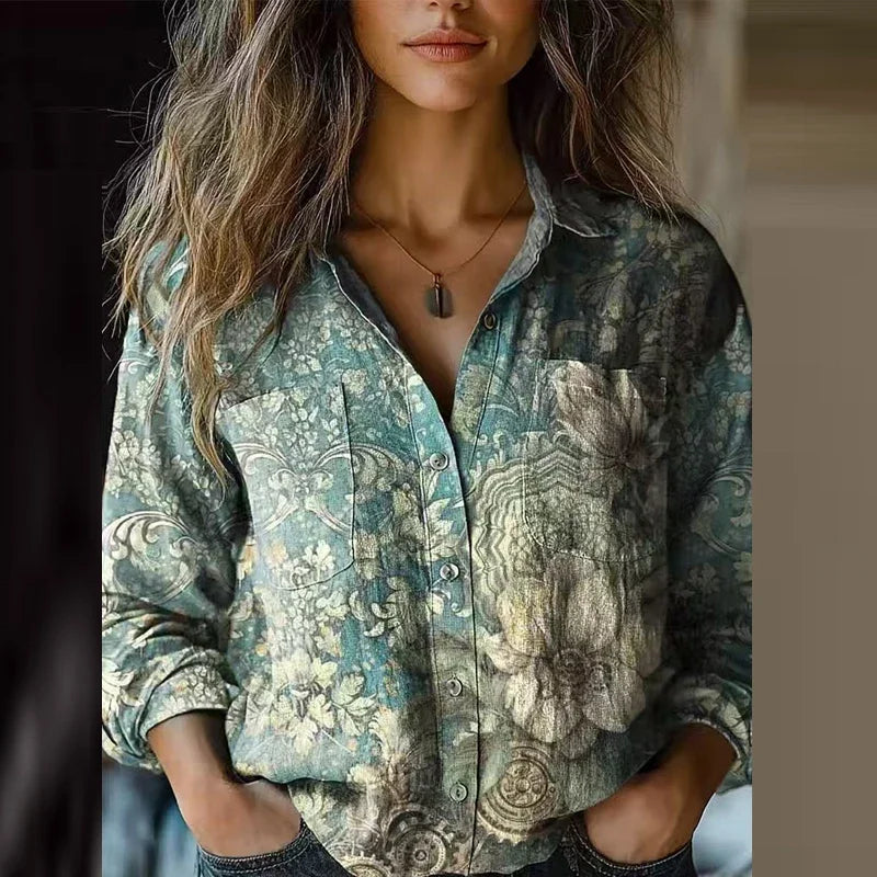 Aurora | Bohemian Print Blouse