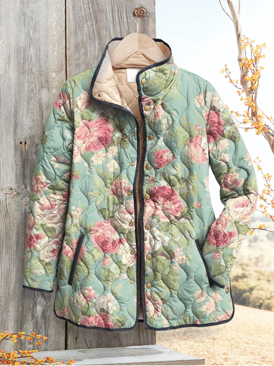 Karen | Cozy Floral Jacket
