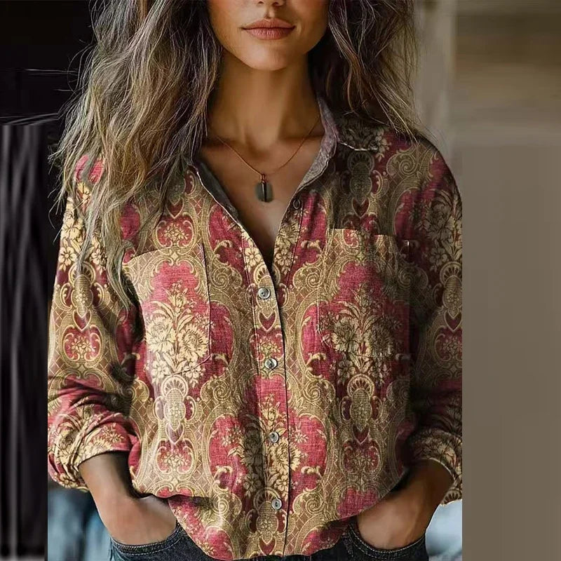 Eliana | Bohemian Print Blouse