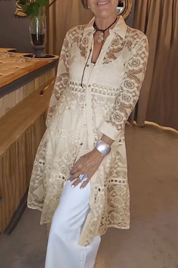 Sophia | Elegant Lace Shirt