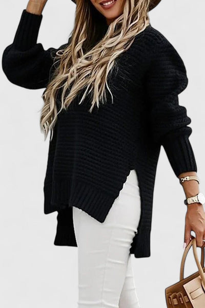 Fiona | Relaxed Slit Sweater