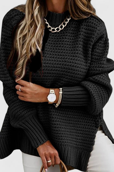 Fiona | Relaxed Slit Sweater