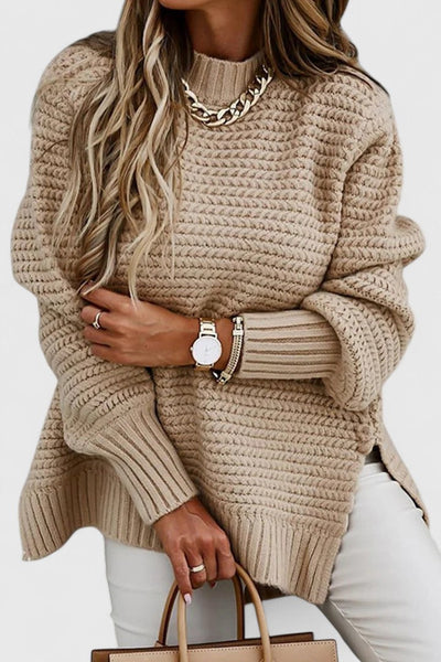 Fiona | Relaxed Slit Sweater