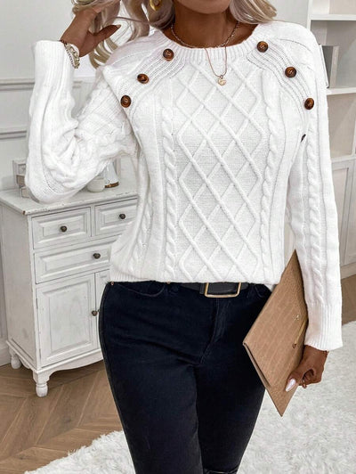 Megan | Stylish Cable Knit Jumper