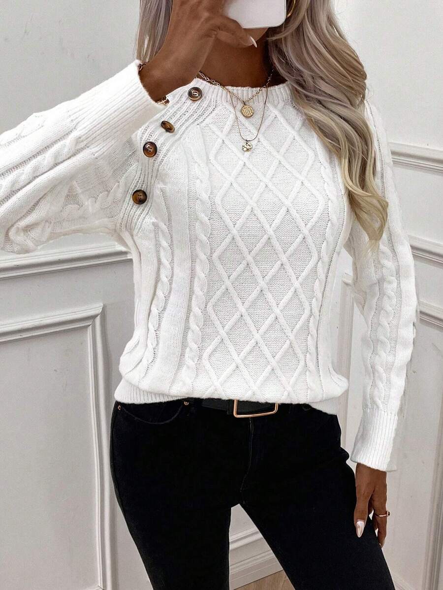 Megan | Stylish Cable Knit Jumper