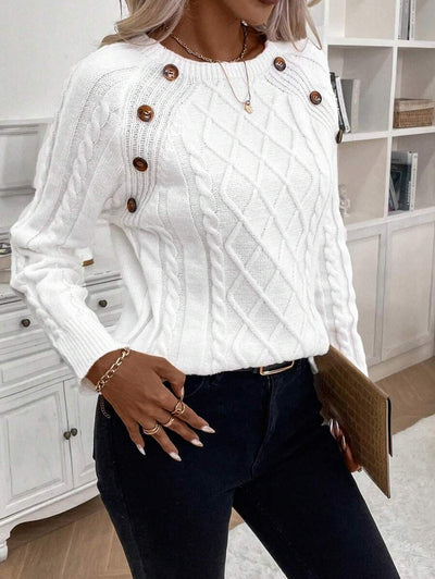 Megan | Stylish Cable Knit Jumper