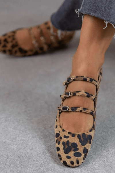 Lily | Orthopedic Triple-Buckle Flats