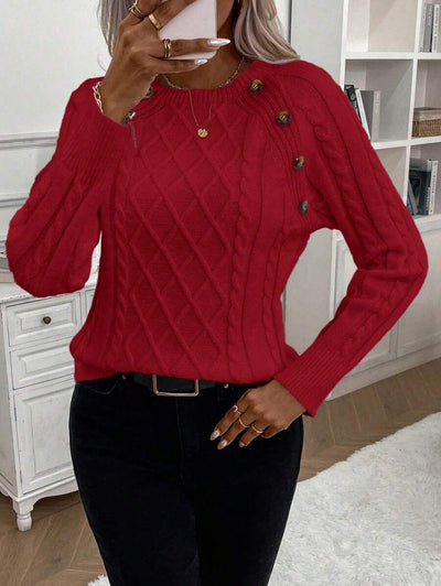 Megan | Stylish Cable Knit Jumper