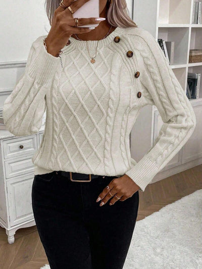 Megan | Stylish Cable Knit Jumper