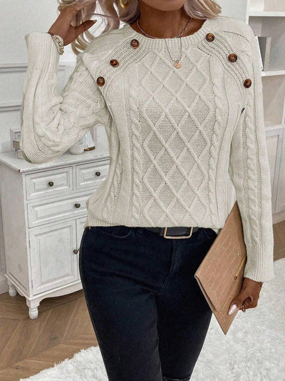 Megan | Stylish Cable Knit Jumper