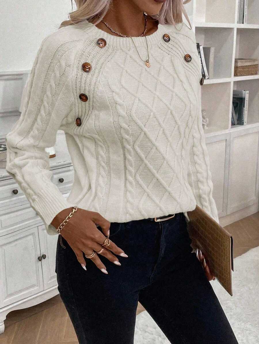Megan | Stylish Cable Knit Jumper