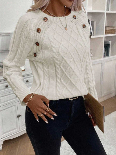 Megan | Stylish Cable Knit Jumper