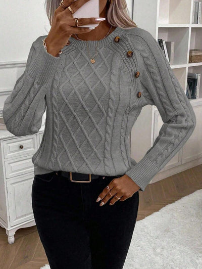 Megan | Stylish Cable Knit Jumper