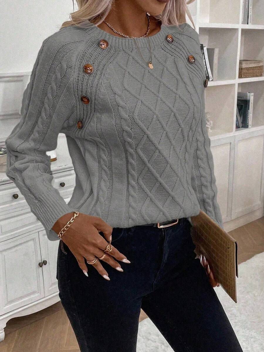 Megan | Stylish Cable Knit Jumper