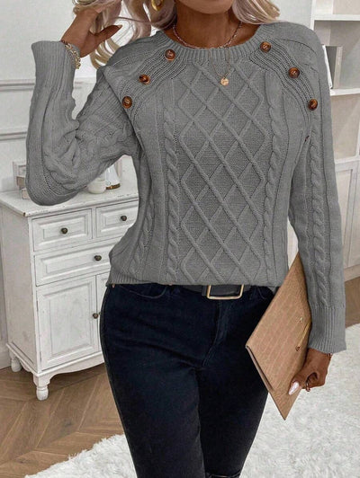 Megan | Stylish Cable Knit Jumper