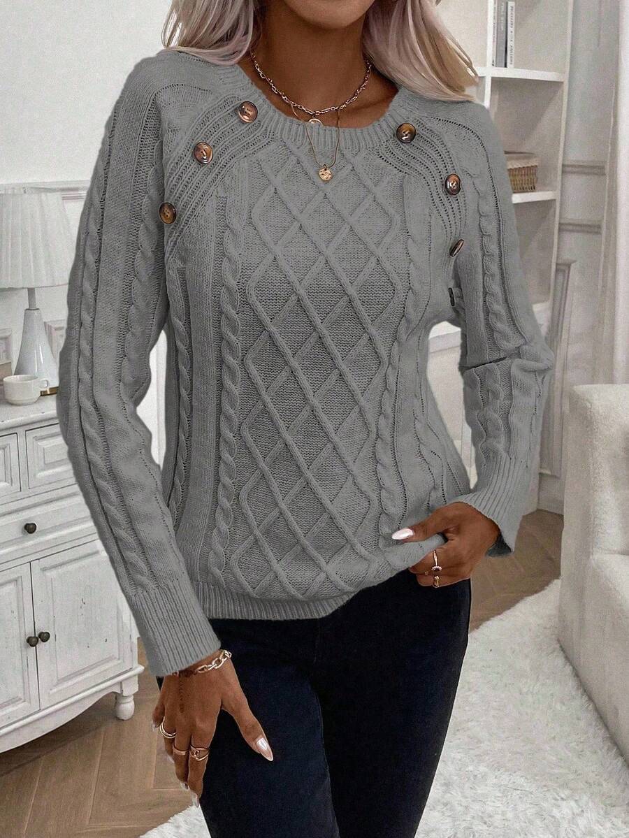 Megan | Stylish Cable Knit Jumper