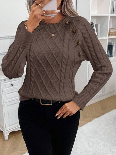 Megan | Stylish Cable Knit Jumper
