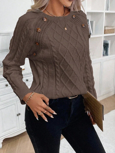 Megan | Stylish Cable Knit Jumper