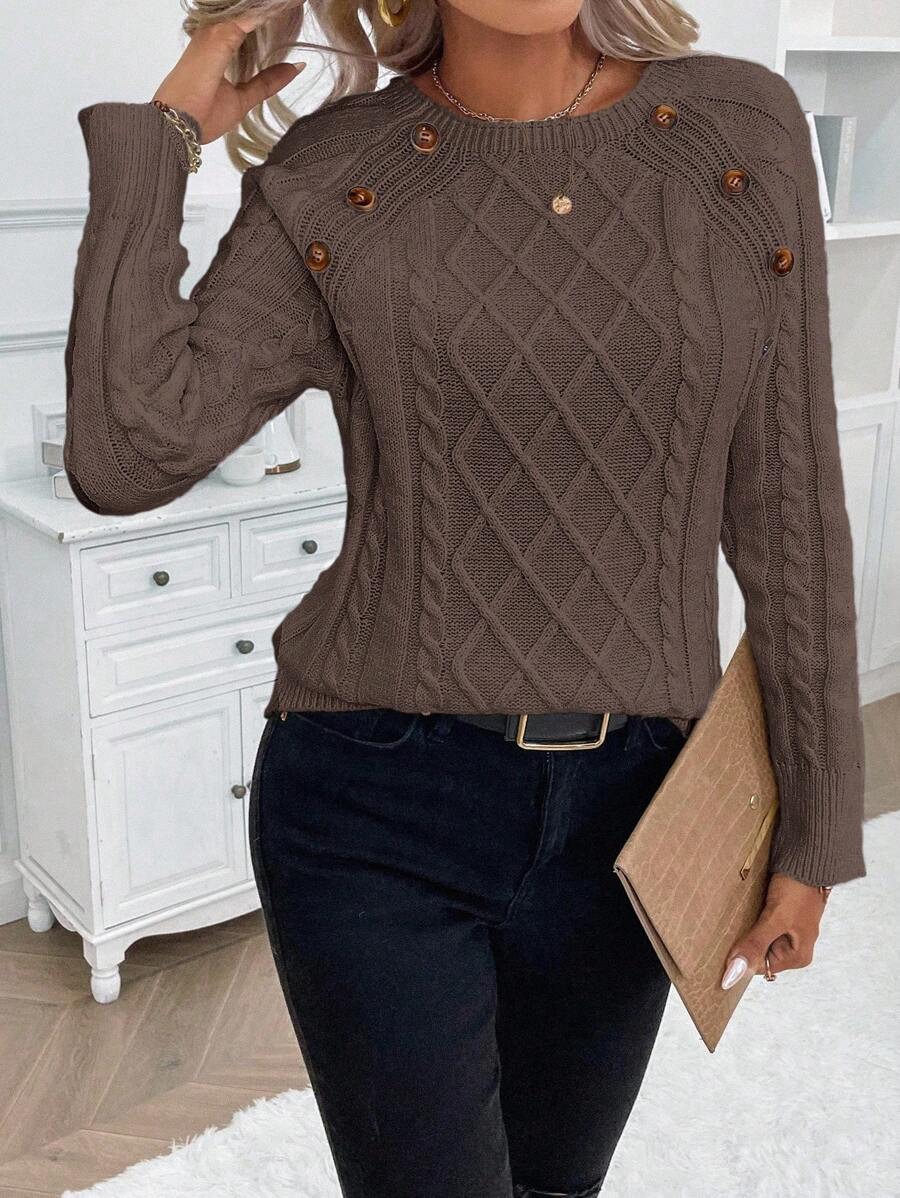 Megan | Stylish Cable Knit Jumper