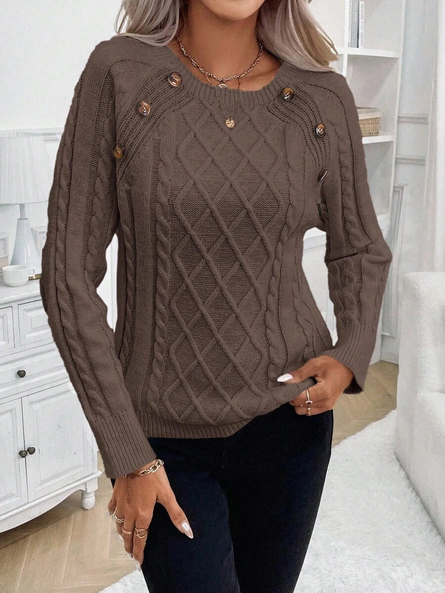 Megan | Stylish Cable Knit Jumper