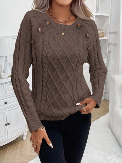 Megan | Stylish Cable Knit Jumper