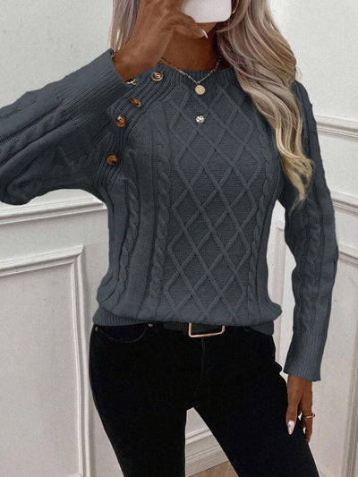 Megan | Stylish Cable Knit Jumper