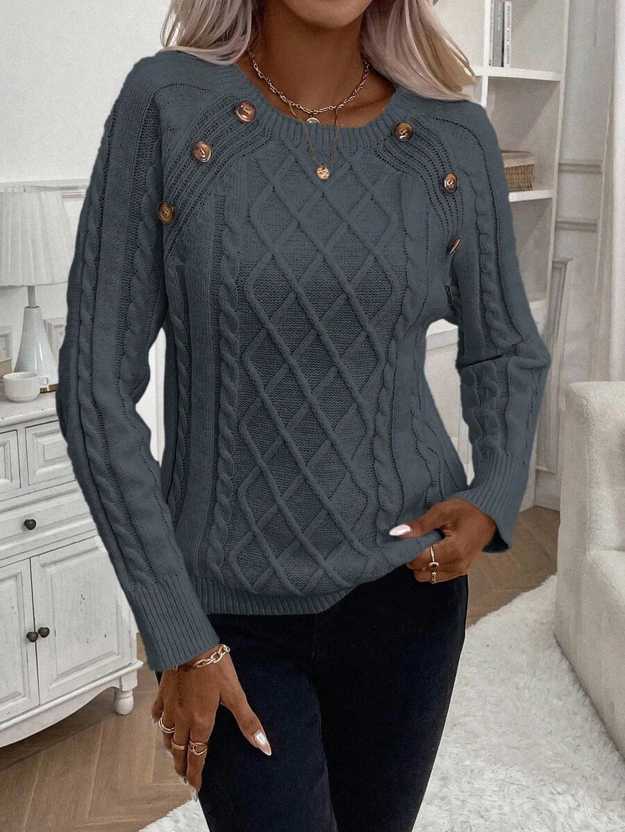 Megan | Stylish Cable Knit Jumper