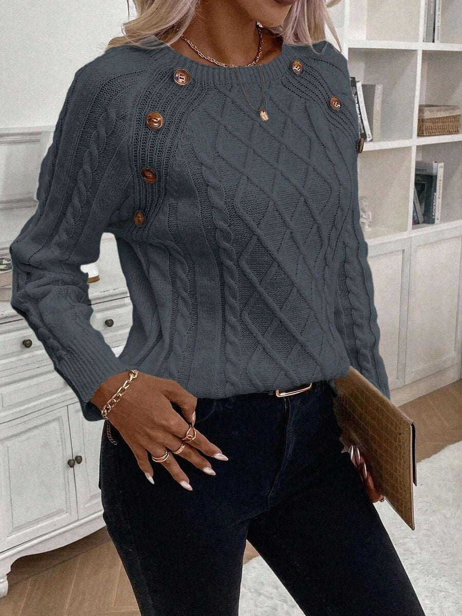 Megan | Stylish Cable Knit Jumper