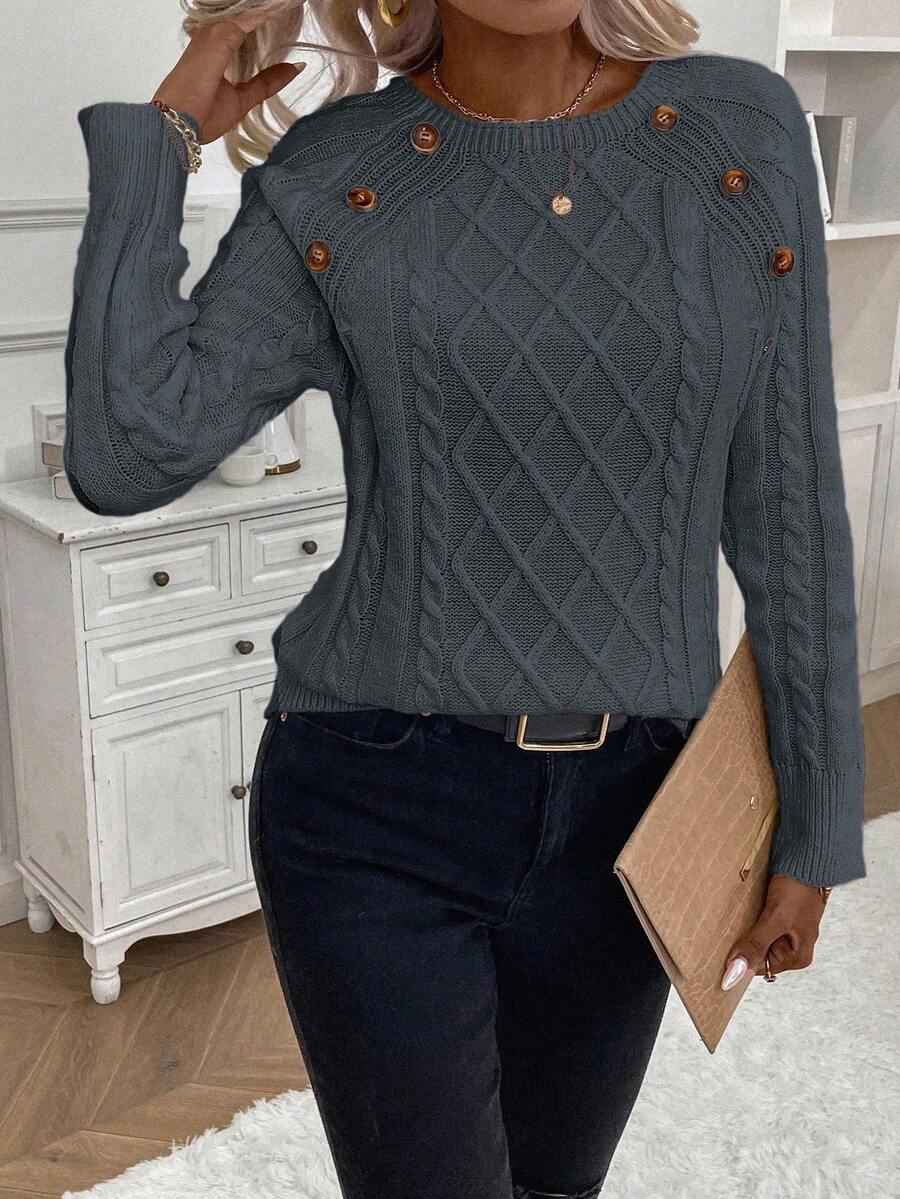 Megan | Stylish Cable Knit Jumper