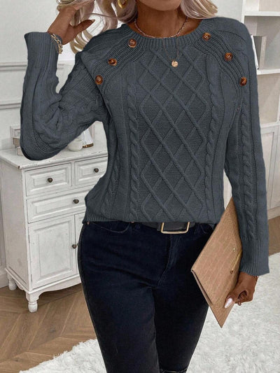 Megan | Stylish Cable Knit Jumper