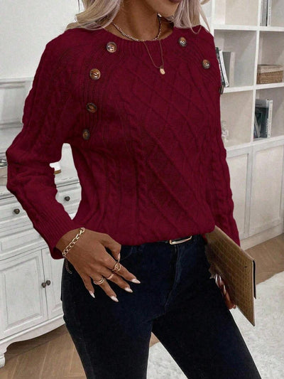 Megan | Stylish Cable Knit Jumper